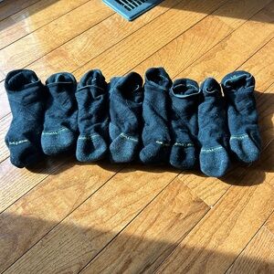 Smartwool Black Casual Socks for Men Price includes 8 socks